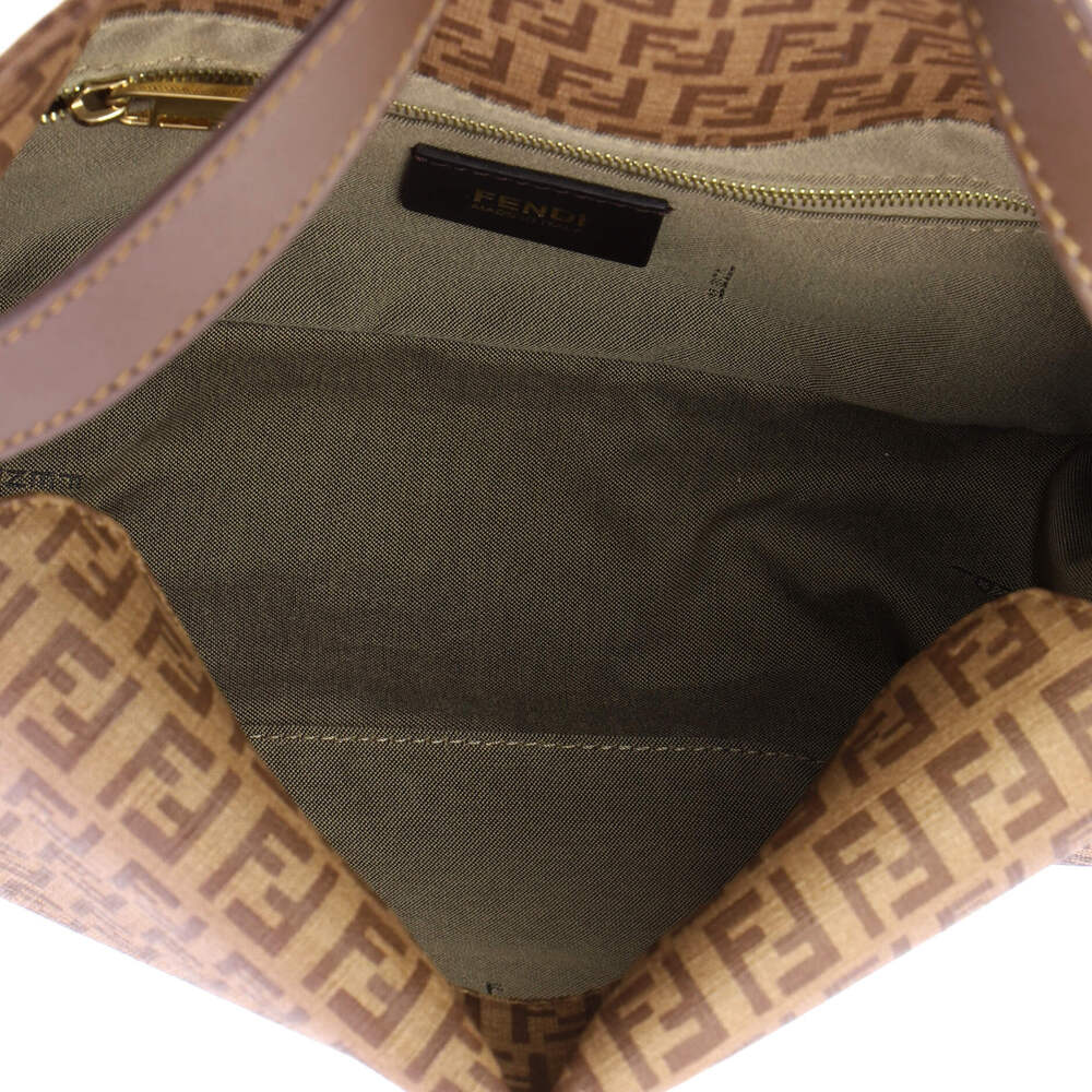 Fendi Medium Double Flap Bag Zucchino Canvas - Picture 5 of 6